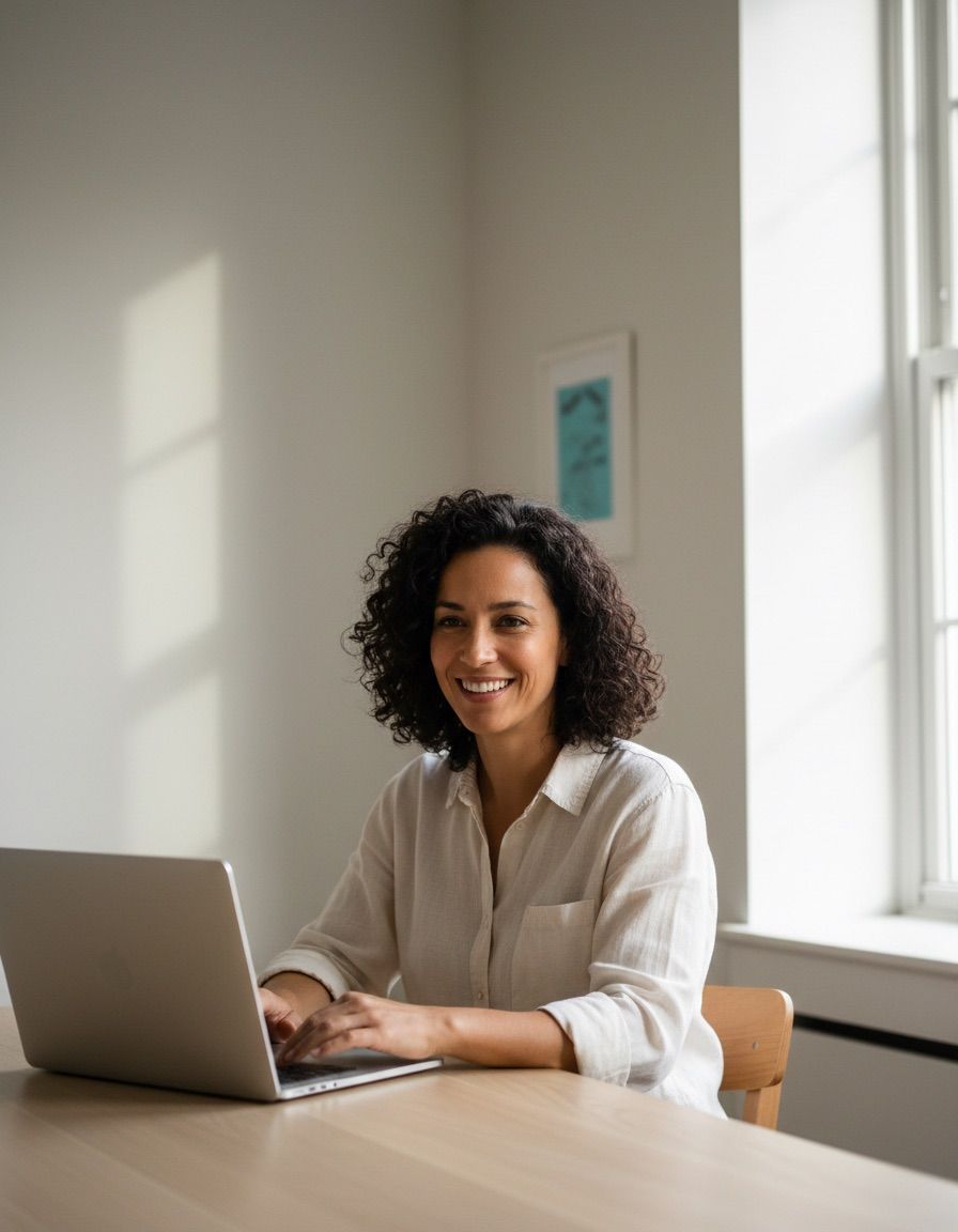 An AssistantLabs AI expert at her desk, ready for an integration meeting